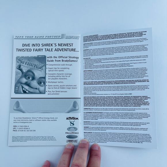 Shrek 2 Sony PlayStation 2 PS2 2004 Everyone CIB - Picture 9 of 11